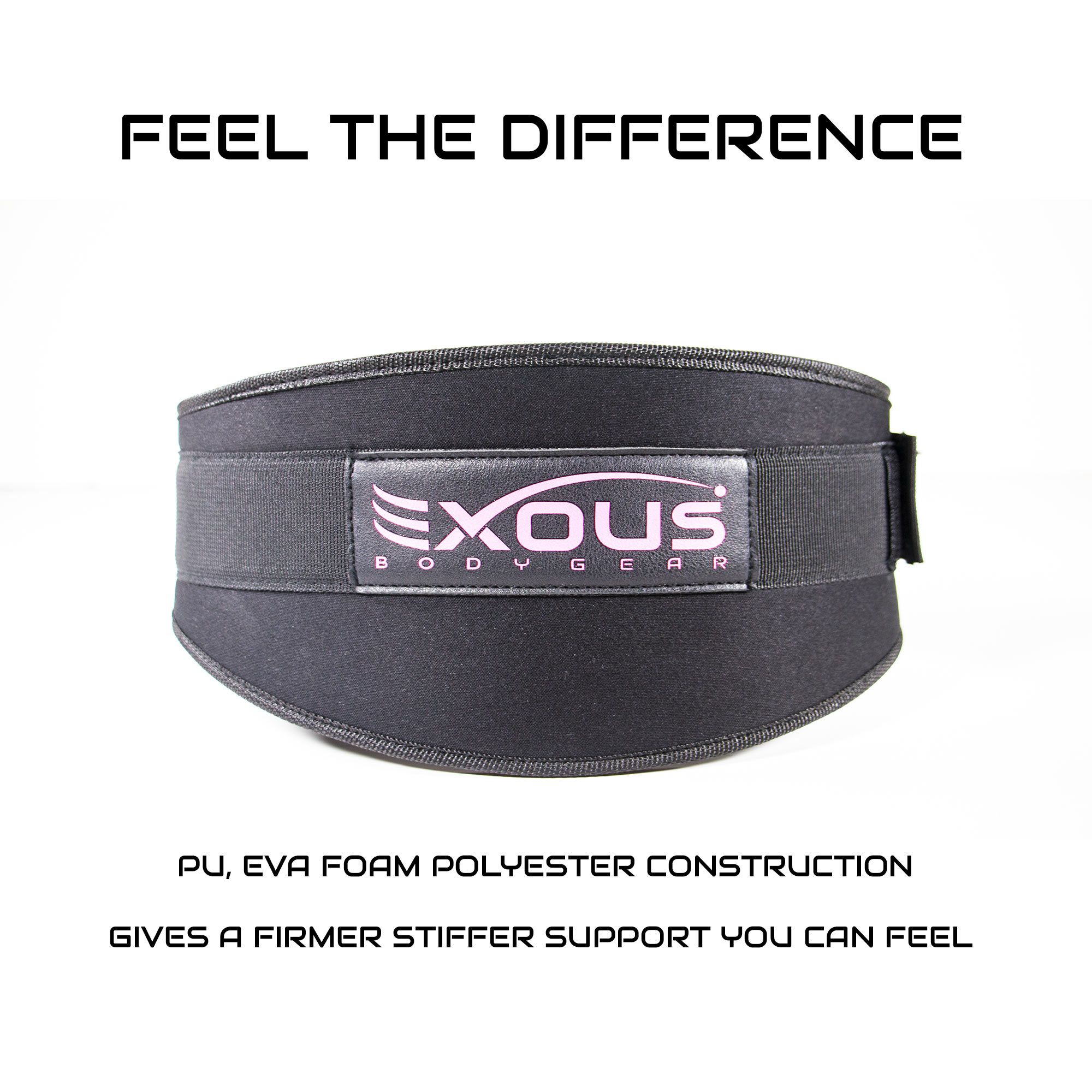 EXOUS Bodygear Launch Women’s Performance 5.5" Wide Weight Lifting Belt